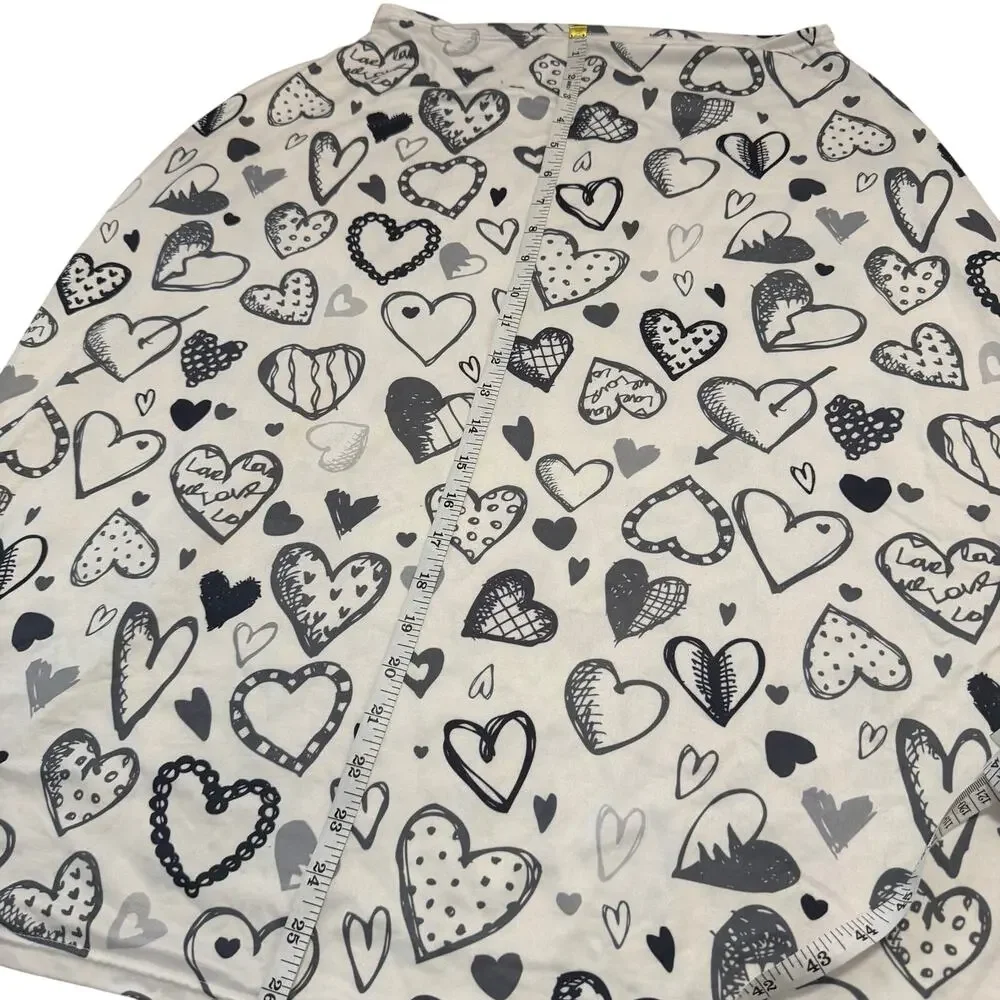 Nursing cover with hearts breastfeeding mama one size lightweight summer